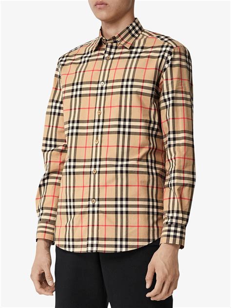 burberry check shirt fake|burberry check cotton poplin shirt.